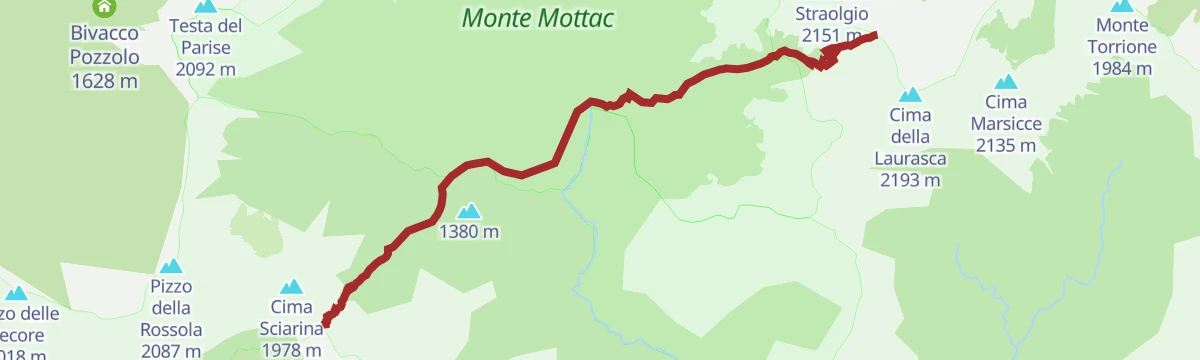 Route map: Via Geoalpina: Tappa 5 Alpe Scaredi